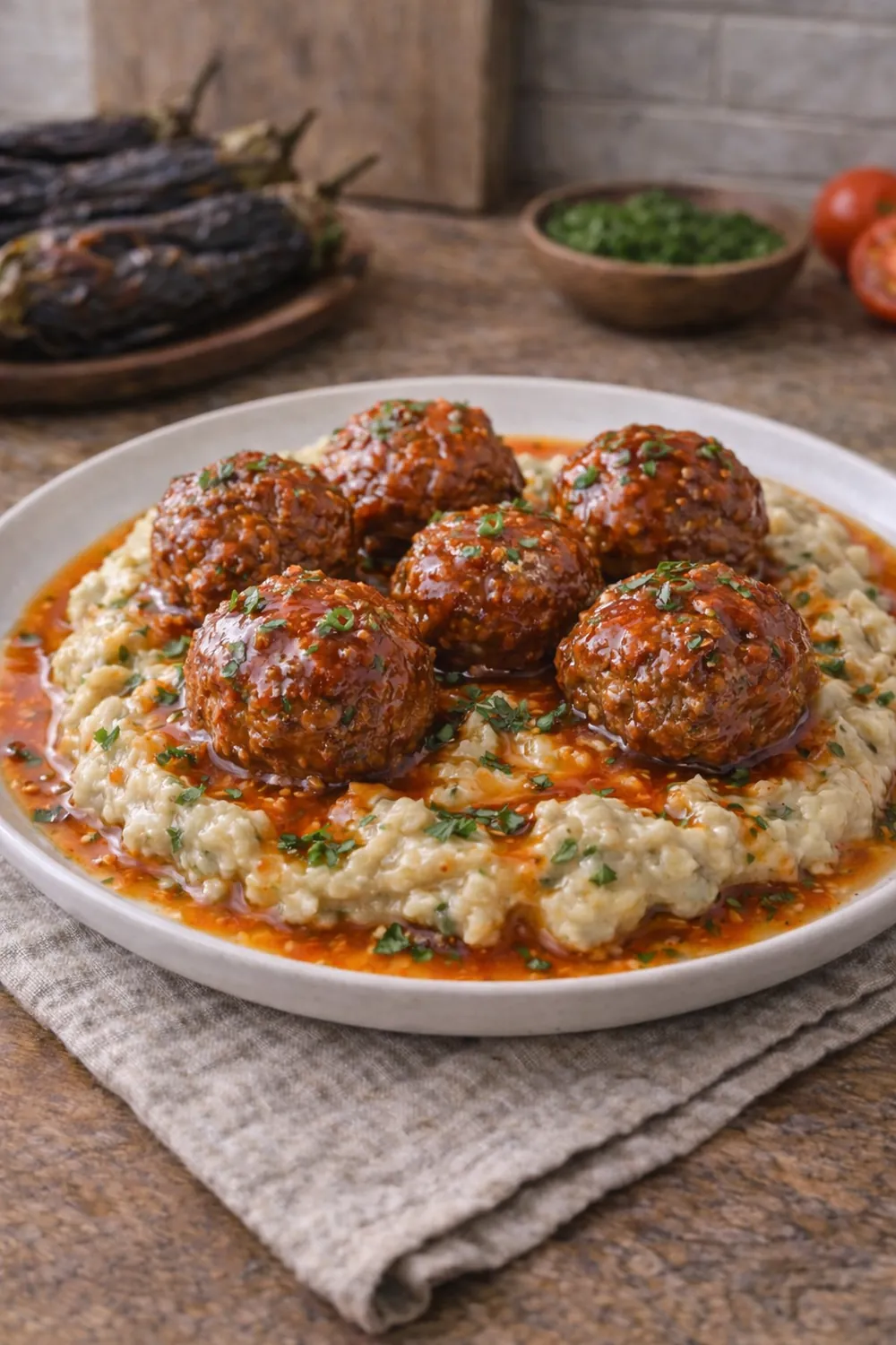 Beğendili Köfte tarifi