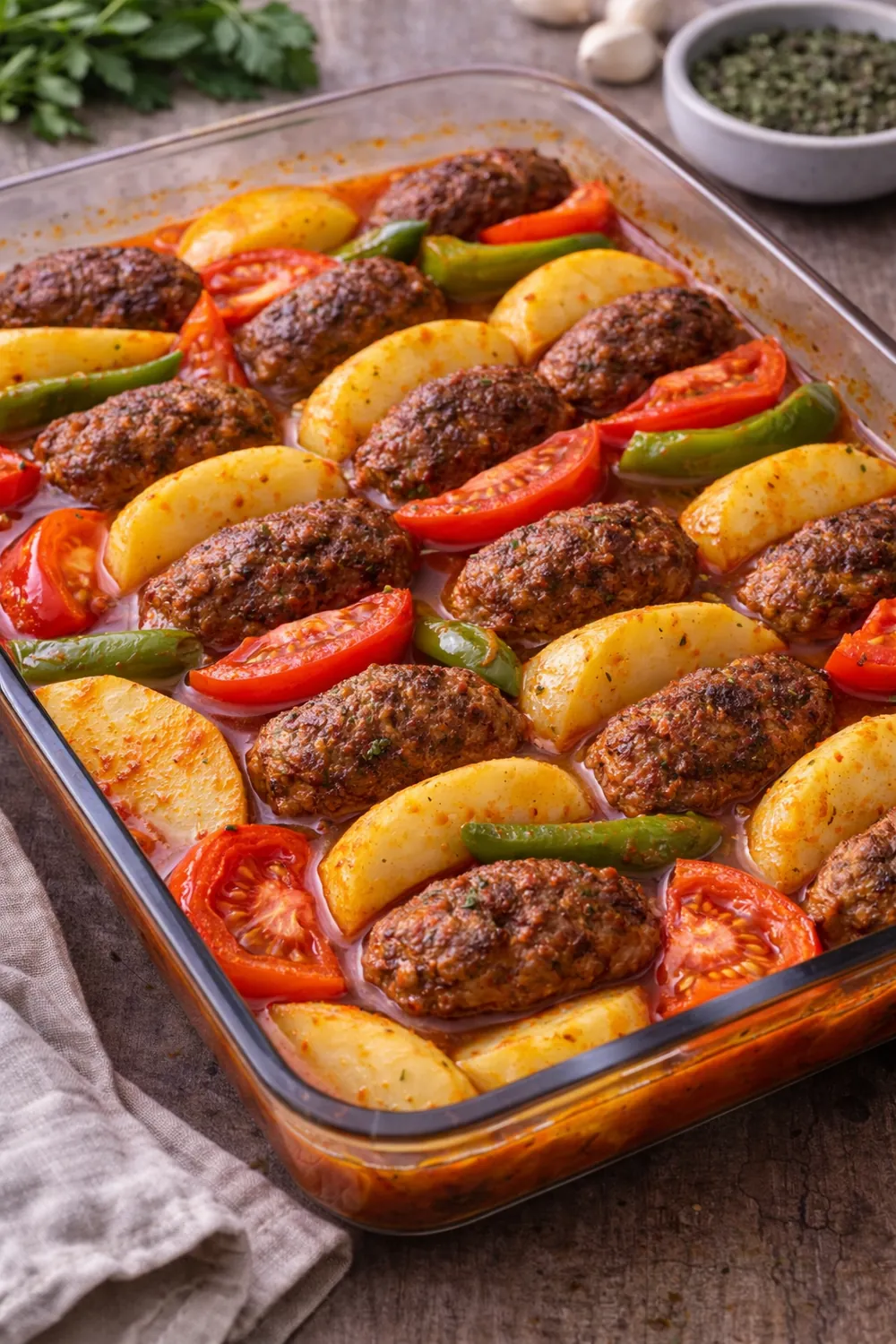 Fırında Köfte Patates