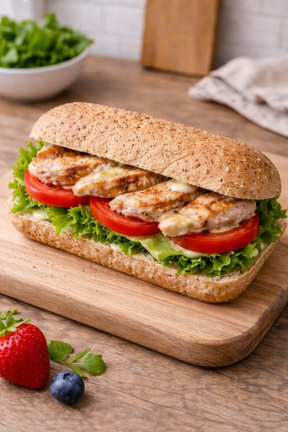 Fit Tavuklu Sandviç