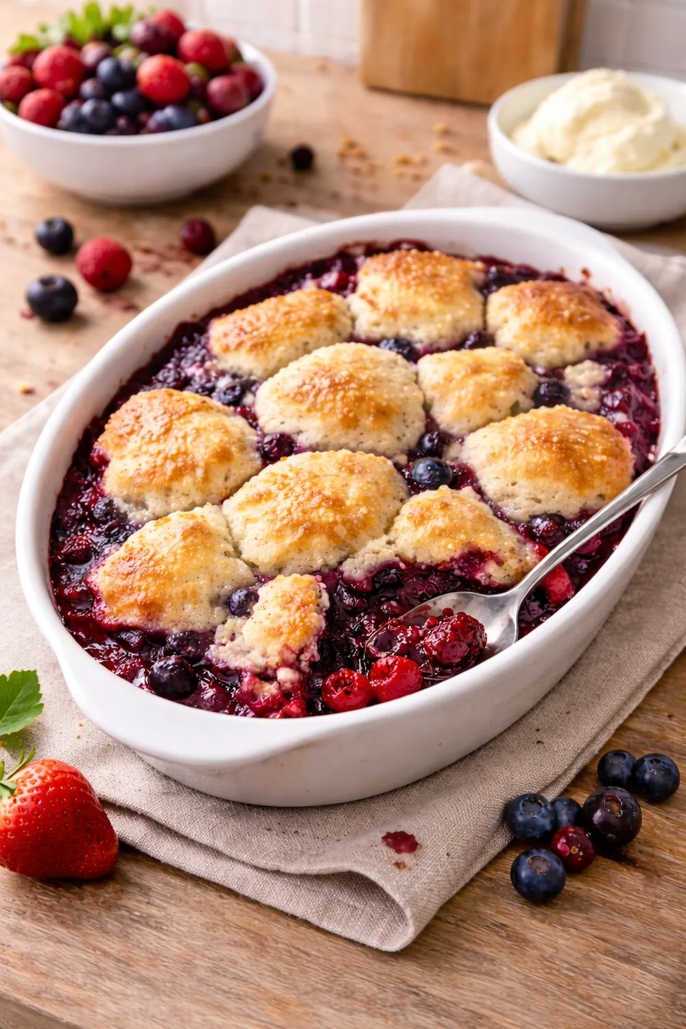 Orman Meyveli Cobbler tarifi