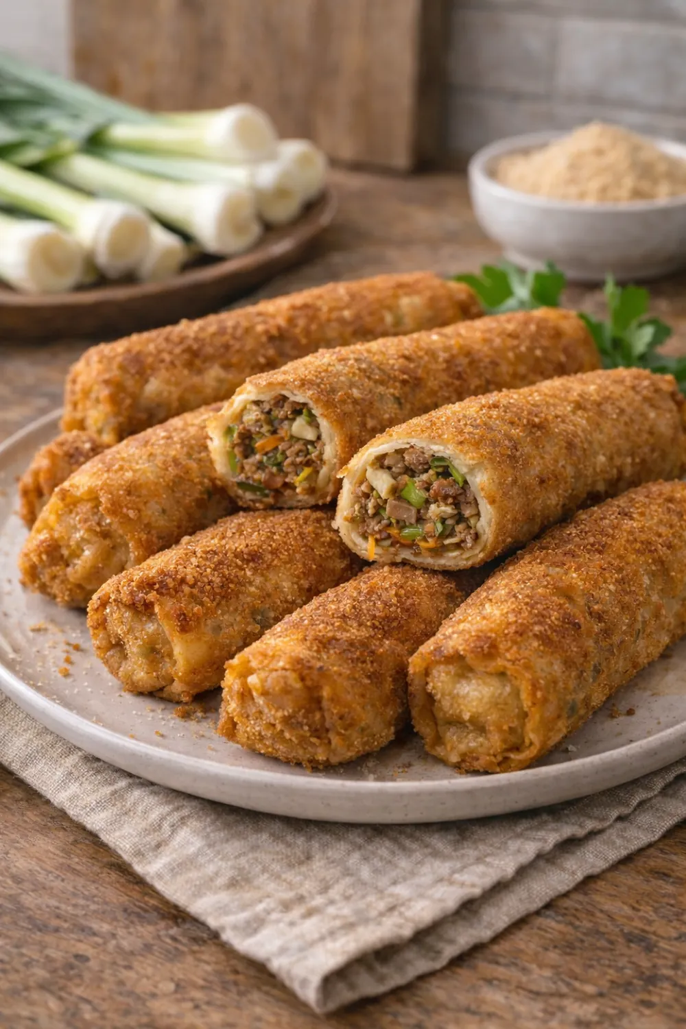 Pırasalı Kıymalı Börek tarifi