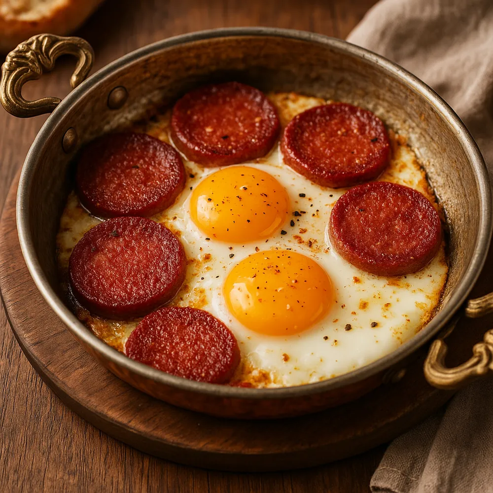 Sucuklu Yumurta tarifi