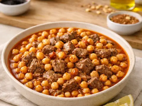 Etli Nohut Yemeği