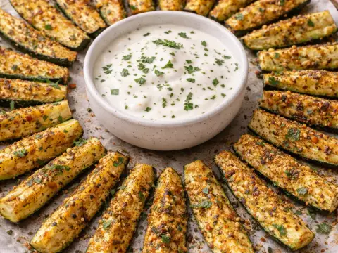 Fırında Çıtır Kabak