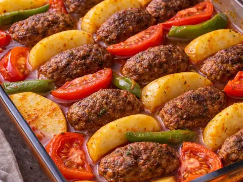 Fırında Köfte Patates