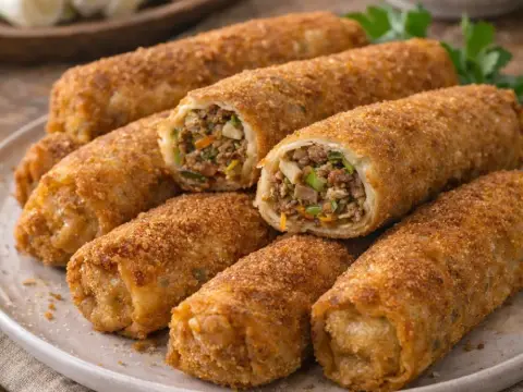 Pırasalı Kıymalı Börek