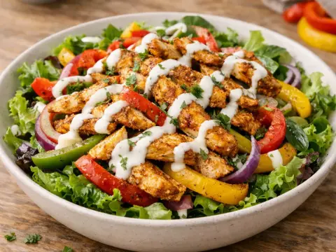 Tavuk Fajita Salatası