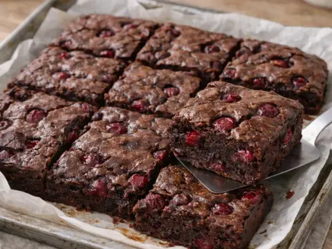 Vişneli Brownie