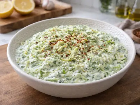 Yoğurtlu Kabak Salatası
