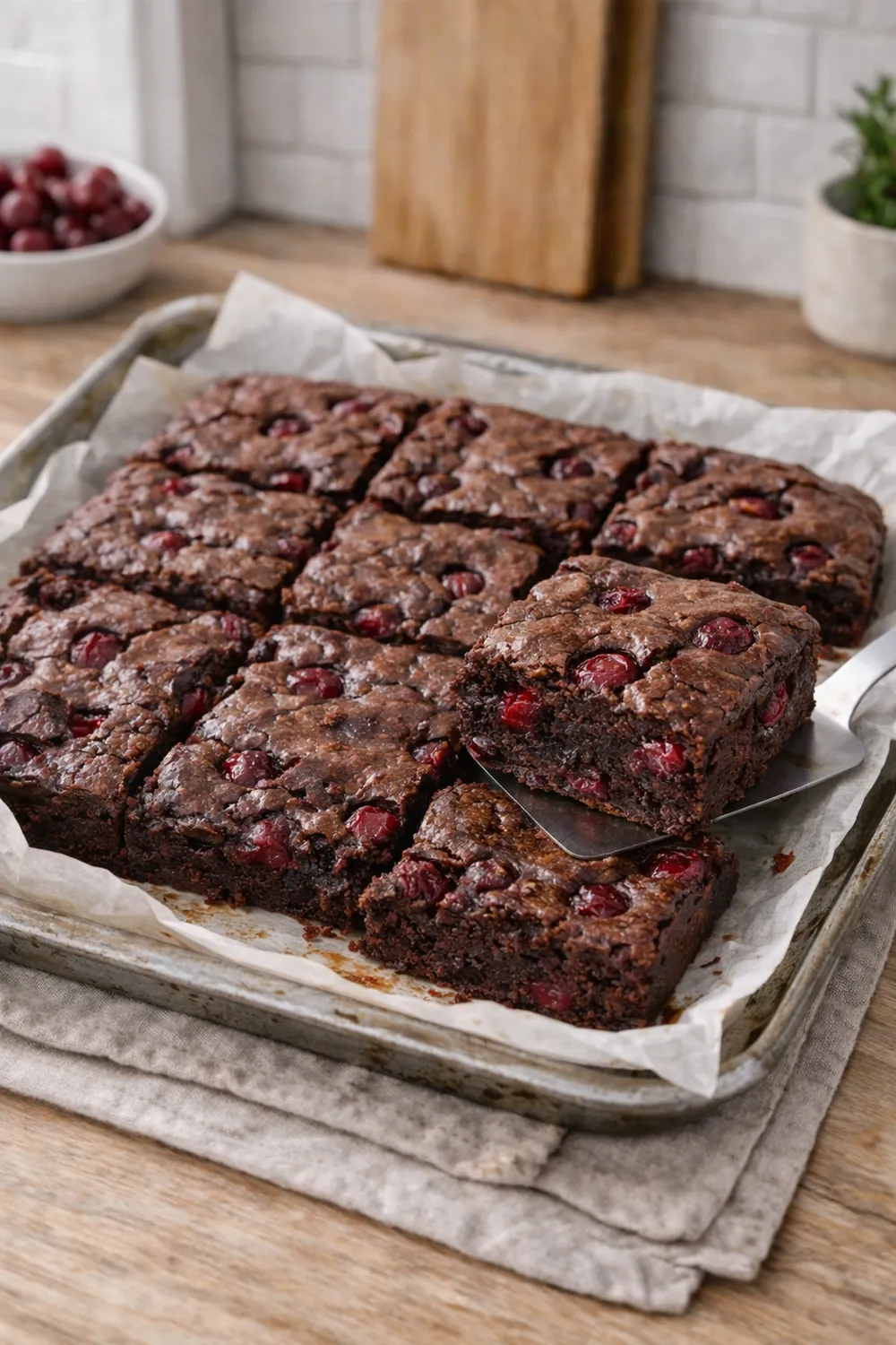 Vişneli Brownie tarifi